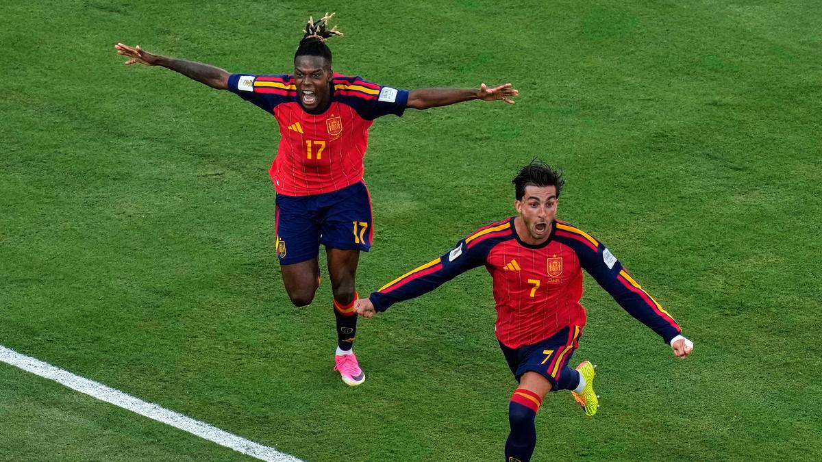 APTOPIX_Argentina_Spain_WCup_Soccer_76117